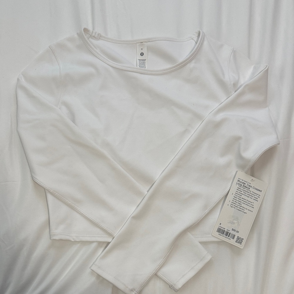 lululemon Wunder Train Cropped LS